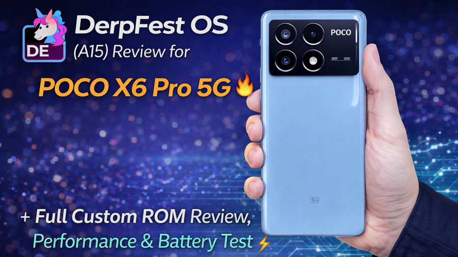 Derpfest A15 for Poco X6 Pro 5G